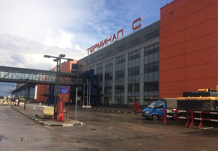 Демонтаж терминала С в Шереметьево